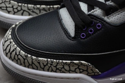 Hyperoad 3 BLACK PURPLE JORDAN RETRO - COURT 1112